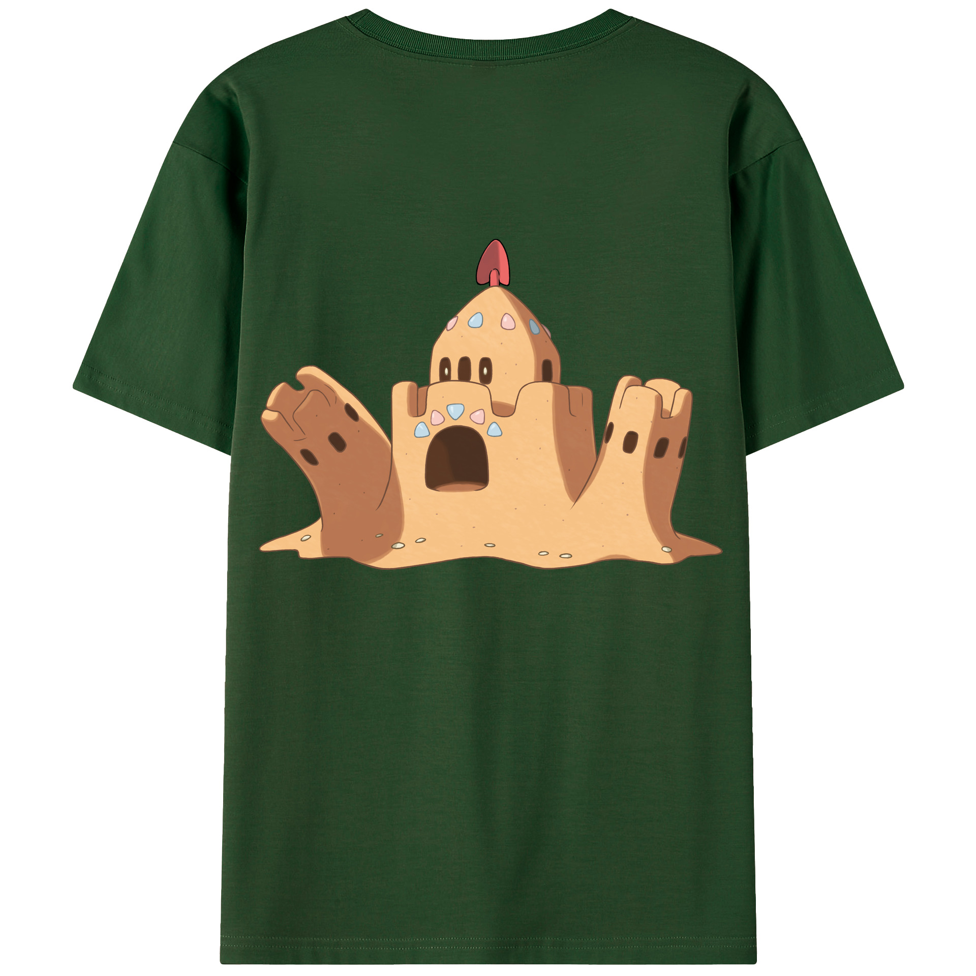 （画像用） ポケットモンスター Pokémon 綿100％半袖Tシャツ（背面プリント）